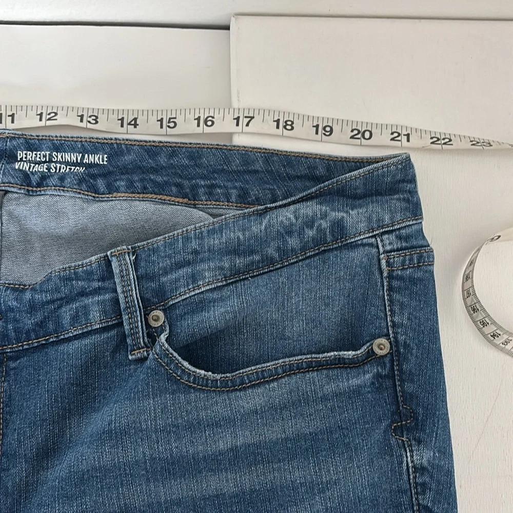 Torrid Jeans 20 Perfect Skinny Ankle Vintage Stretch Faded Blue Wash Casual Chic - Picture 10 of 13